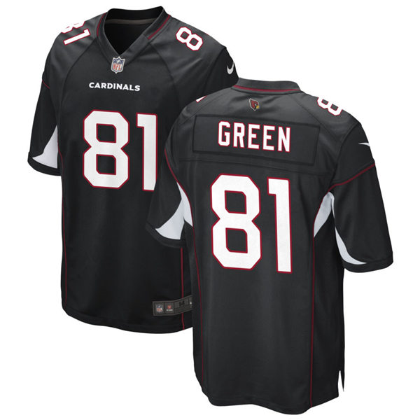 Mens Arizona Cardinals Retired Player #81 Roy Green Nike Alternate Black Vapor Limited Jersey