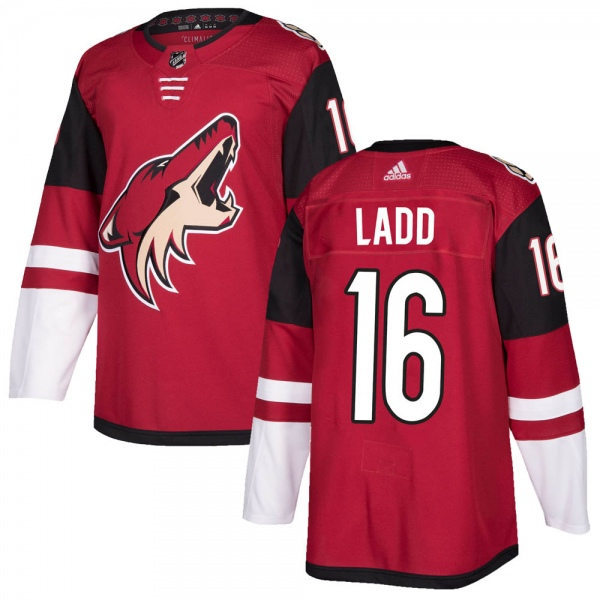Mens Arizona Coyotes #16 Andrew Ladd Adidas Home Maroon Stitched Jersey
