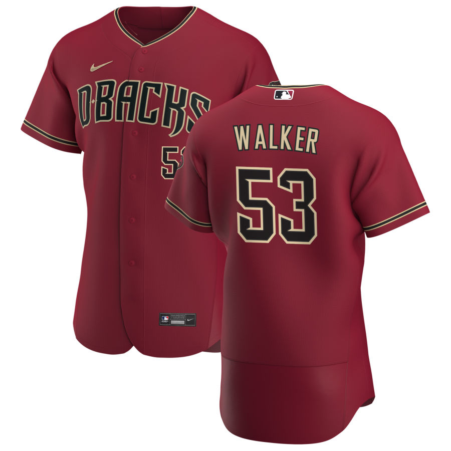 Mens Arizona Diamondbacks #53 Christian Walker Nike Red Alternate FlexBase Jersey