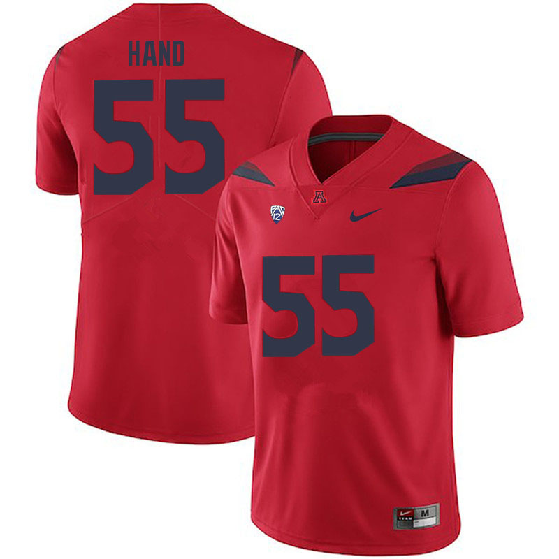 Mens Arizona Wildcats #55 JT Hand Nike Red College Football Game Jersey