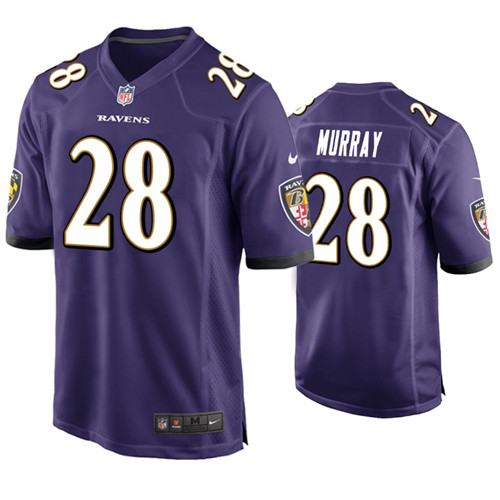 Mens Baltimore Ravens #28 Latavius Murray Nike Purple Vapor Limited Player Jersey