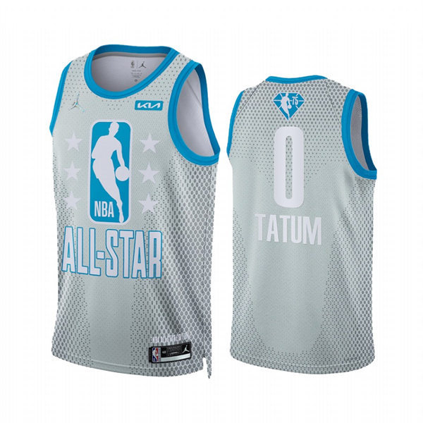 Mens Boston Celtics #0 Jayson Tatum 2022 NBA All-Star Jersey Grey Reserves