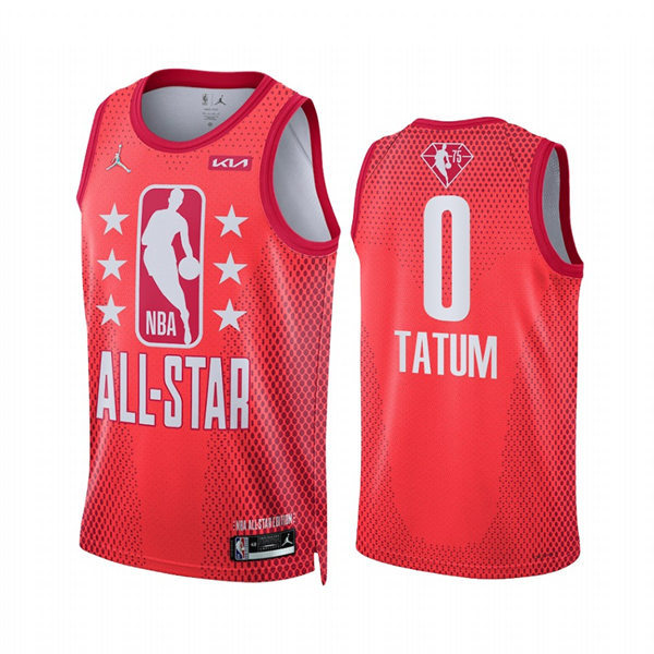 Mens Boston Celtics #0 Jayson Tatum 2022 NBA All-Star Jersey Maroon Reserves