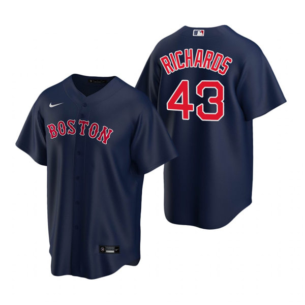 Mens Boston Red Sox #43 Garrett Richards Nike Navy Alternate Cool Base Jersey