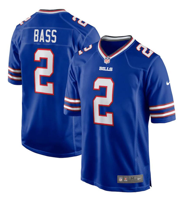 Mens Buffalo Bills #2 Tyler Bass Nike Royal Vapor Limited Jersey