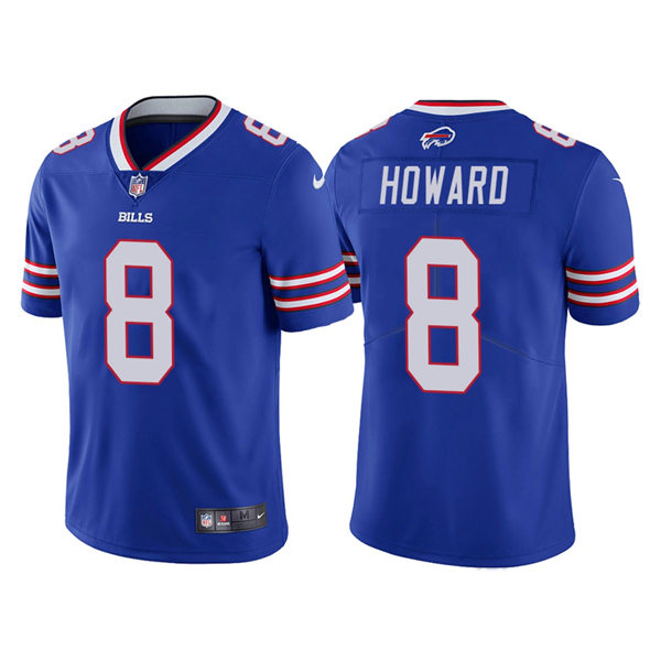 Mens Buffalo Bills #8 O. J. Howard Nike Royal Team Color Vapor Limited Jersey