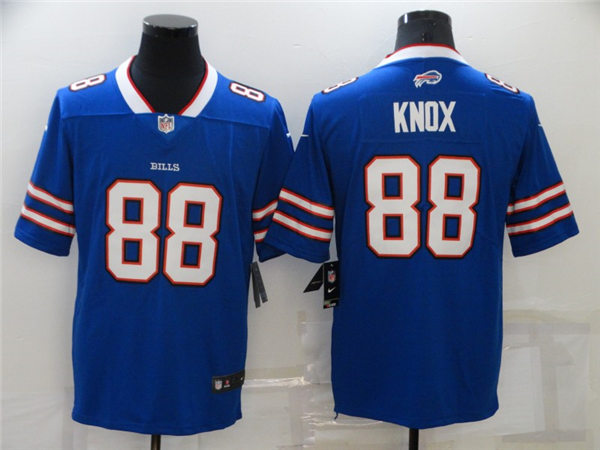 Mens Buffalo Bills #88 Dawson Knox Nike Royal Vapor Limited Jersey