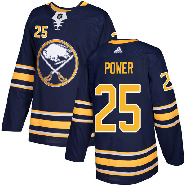 Mens Buffalo Sabres #25 Owen Power adidas Navy Stitched Player Stitched Jersey