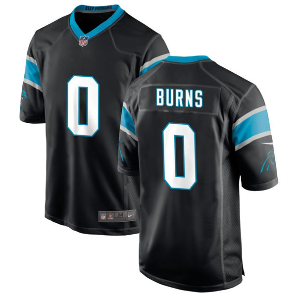 Mens Carolina Panthers #0 Brian Burns 2023 Nike Black Vapor Untouchable Limited Jersey