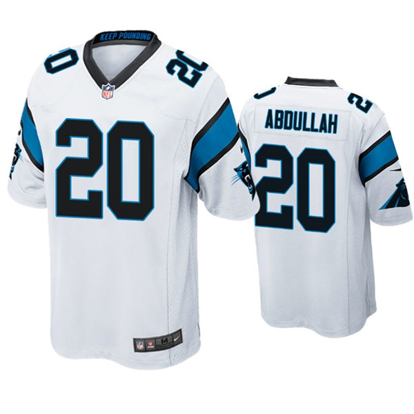 Mens Carolina Panthers #20 Ameer Abdullah Nike White Vapor Untouchable Limited Jersey