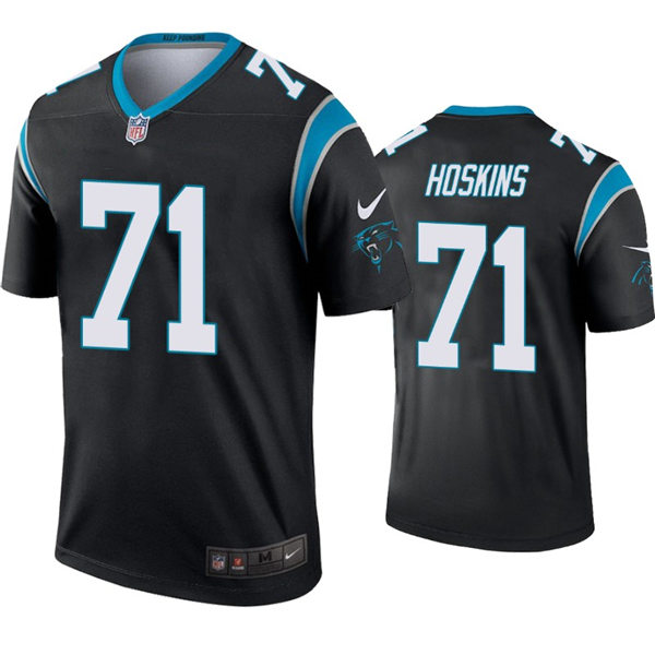 Mens Carolina Panthers #71 Phil Hoskins Nike Black Vapor Untouchable Limited Jersey