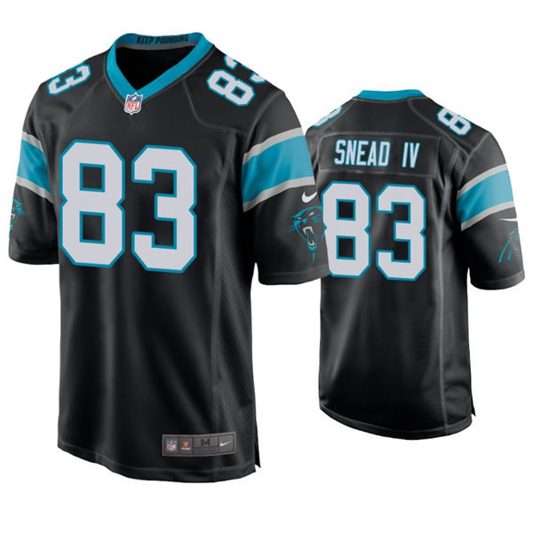 Mens Carolina Panthers #83 Willie Snead IV Nike Black Vapor Untouchable Limited Jersey