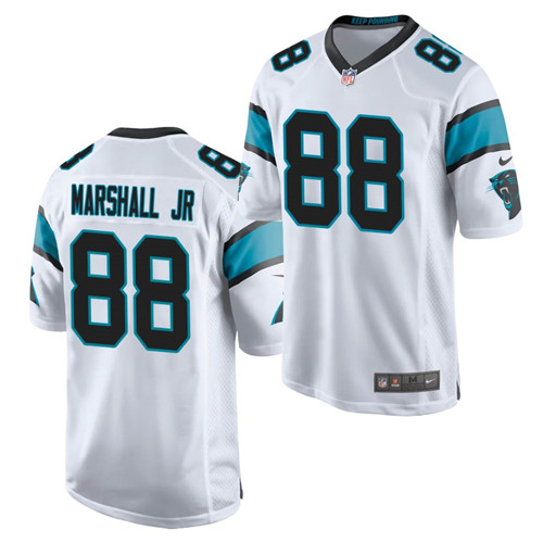 Mens Carolina Panthers #88 Terrace Marshall Jr. White Nike NFL Vapor Untouchable Limited Jersey