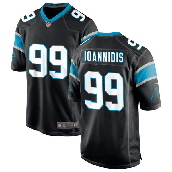 Mens Carolina Panthers #99 Matt Ioannidis Nike Black Vapor Untouchable Limited Jersey