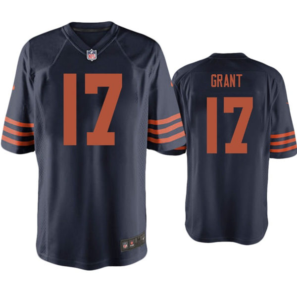 Mens Chicago Bears #17 Jakeem Grant Nike Navy Orange Vapor Untouchable Limited Jersey
