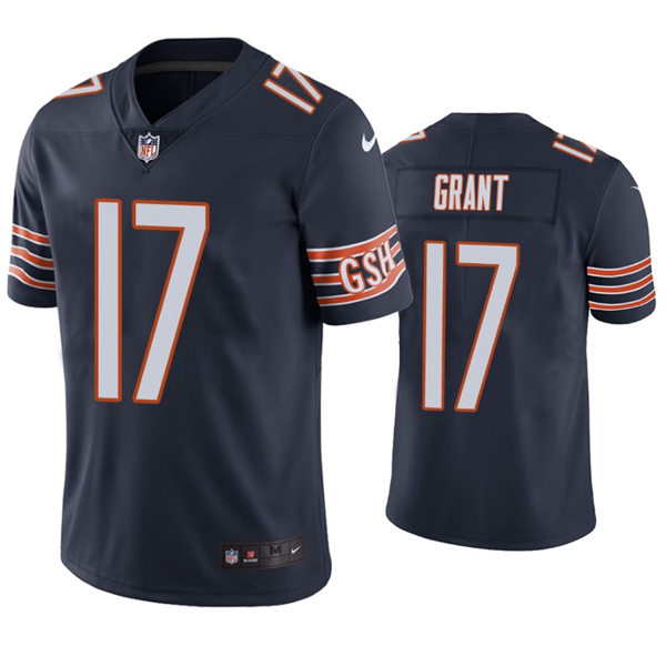 Mens Chicago Bears #17 Jakeem Grant Nike Navy Vapor Untouchable Limited Jersey