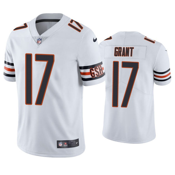 Mens Chicago Bears #17 Jakeem Grant Nike White Vapor Untouchable Limited Jersey