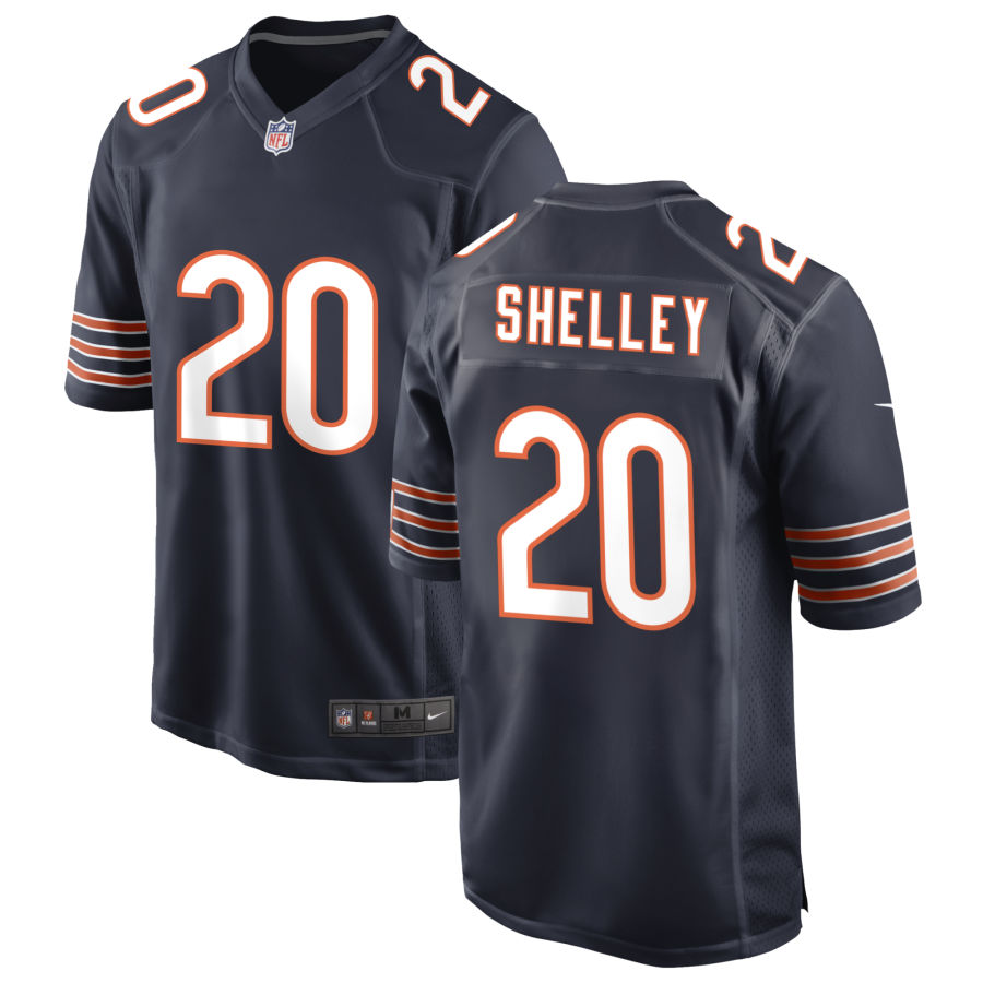 Mens Chicago Bears #20 Duke Shelley Nike Navy Vapor Untouchable Limited Jersey