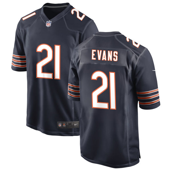 Mens Chicago Bears #21 Darrynton Evans Nike Navy Vapor Untouchable Limited Jersey