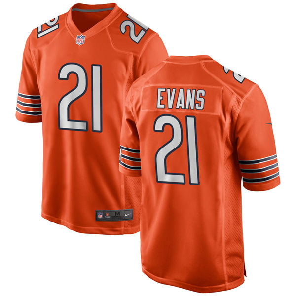 Mens Chicago Bears #21 Darrynton Evans Nike Orange Alternate Untouchable Limited Jersey