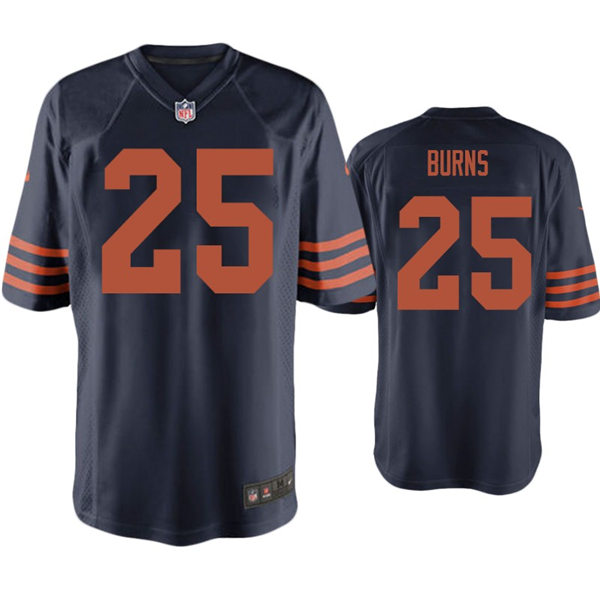 Mens Chicago Bears #25 Artie Burns Nike Navy Orange Vapor Untouchable Limited Jersey