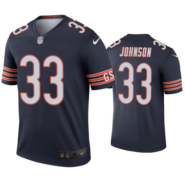 Mens Chicago Bears #33 Jaylon Johnson Nike Navy Vapor Untouchable Limited Jersey