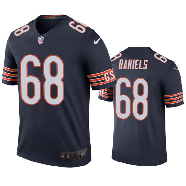 Mens Chicago Bears #68 James Daniels Nike Navy Vapor Untouchable Limited Jersey