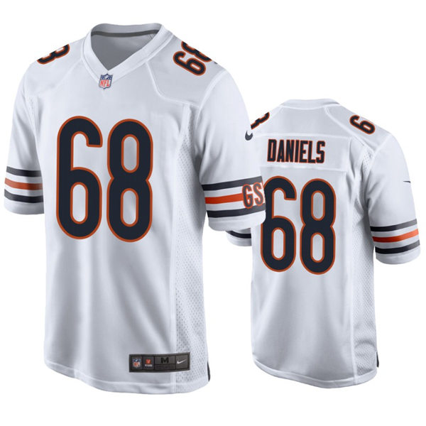 Mens Chicago Bears #68 James Daniels Nike White Vapor Untouchable Limited Jersey