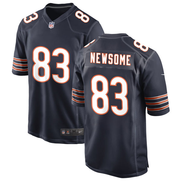 Mens Chicago Bears #83 Dazz Newsome Nike Navy Vapor Untouchable Limited Jersey