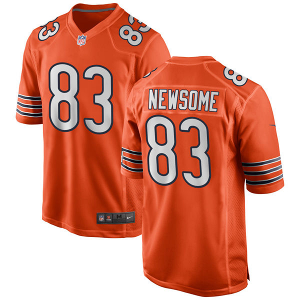 Mens Chicago Bears #83 Dazz Newsome Nike Orange Alternate Untouchable Limited Jersey