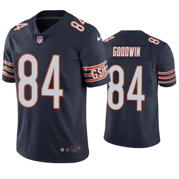Mens Chicago Bears #84 Marquise Goodwin Nike Navy Vapor Untouchable Limited Jersey
