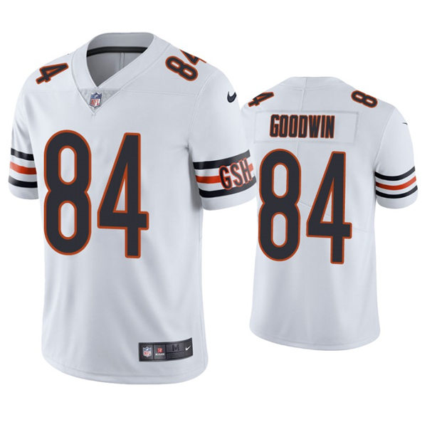Mens Chicago Bears #84 Marquise Goodwin Nike White Vapor Untouchable Limited Jersey