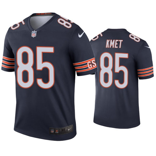 Mens Chicago Bears #85 Cole Kmet Nike Navy Vapor Untouchable Limited Jersey