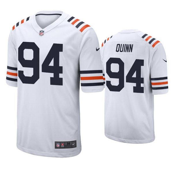 Mens Chicago Bears #94 Robert Quinn Nike White Alternate 100th Season Classic Jersey