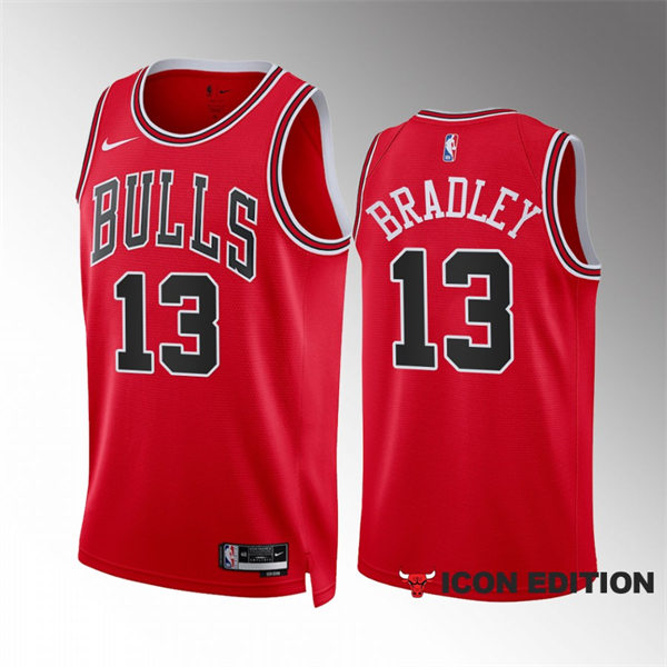 Mens Chicago Bulls #13 Tony Bradley Red 2022-23 Icon Edition Swingman Jersey