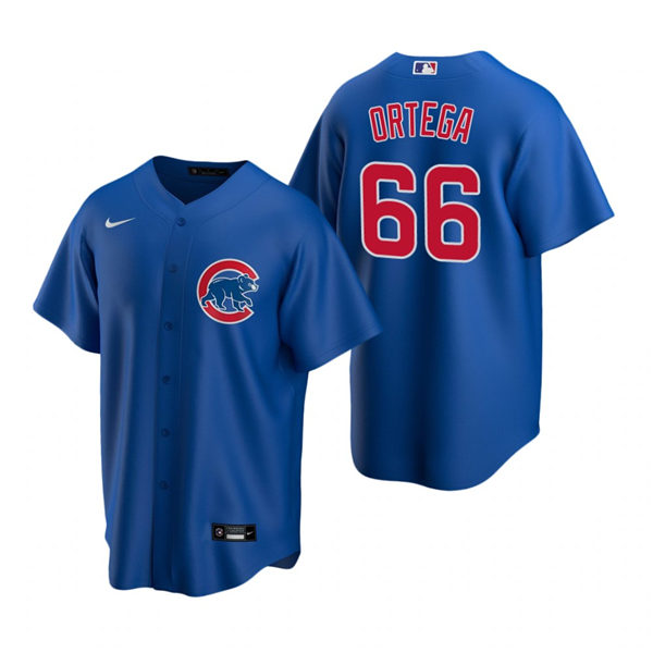 Mens Chicago Cubs #66 Rafael Ortega Nike Royal Alternate Cool Base Jersey