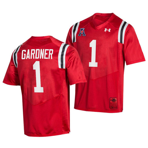 Mens Cincinnati Bearcats #1 Ahmad Sauce Gardner Red Retro College Football Jersey