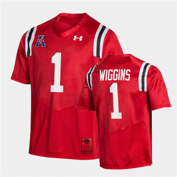 Mens Cincinnati Bearcats #1 James Wiggins Under Armour Red Retro College Football Jersey