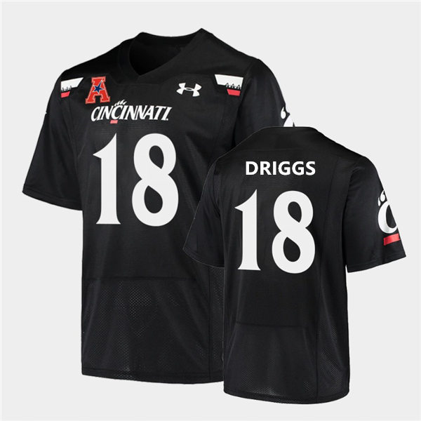 Mens Cincinnati Bearcats #18 Jowon Briggs Under Armour Black Football Alumni Jersey
