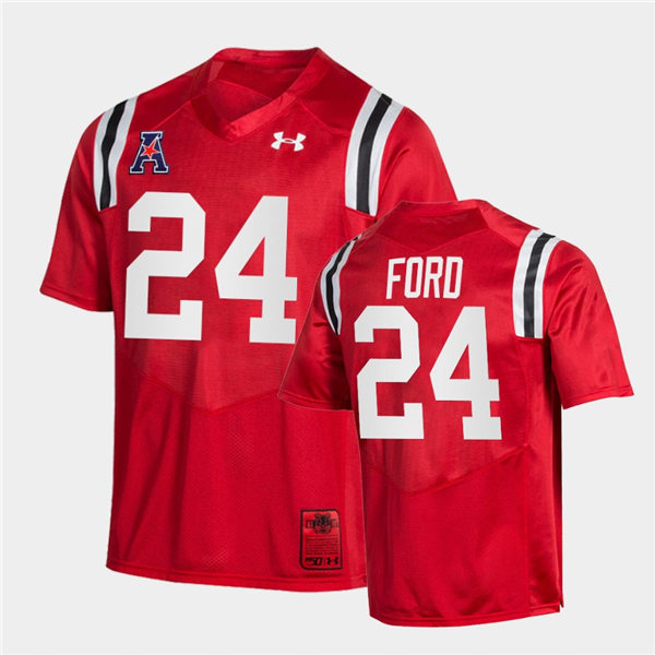 Mens Cincinnati Bearcats #24 Jerome Ford Under Armour Red Retro College Football Jersey