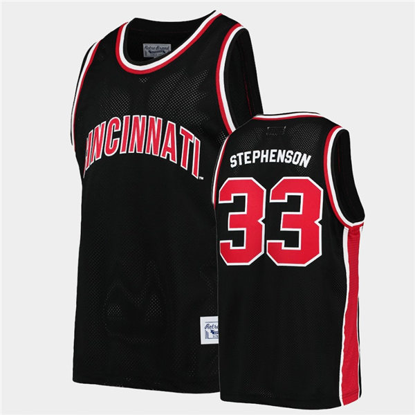 Mens Cincinnati Bearcats #33 Lance Stephenson Under Armour Black Commemorative Classic Basketball Jersey
