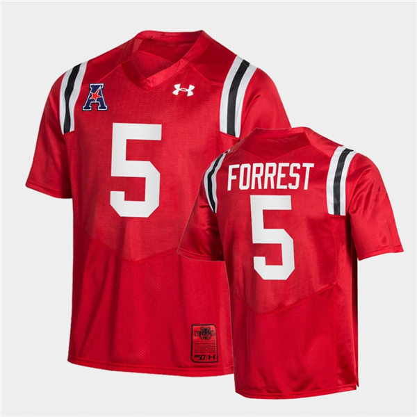 Mens Cincinnati Bearcats #5 Darrick Forrest Under Armour Red Retro College Football Jersey
