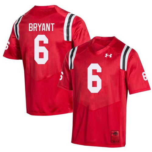 Mens Cincinnati Bearcats #6 Ben Bryant Red Retro College Football Jersey