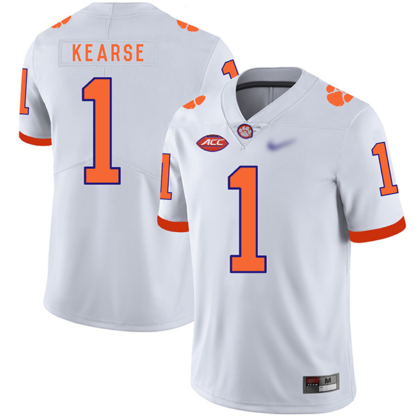 Mens Clemson Tigers #1 Jayron Kearse Nike White College Football Game Jersey