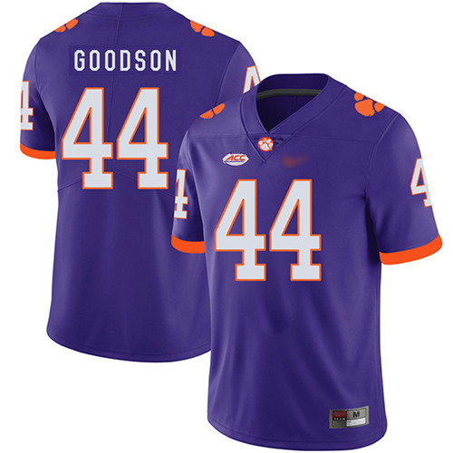 Mens Clemson Tigers #44 BJ Goodson Nike Purple College Football Game Jersey