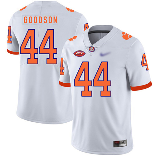 Mens Clemson Tigers #44 BJ Goodson Nike White College Football Game Jersey