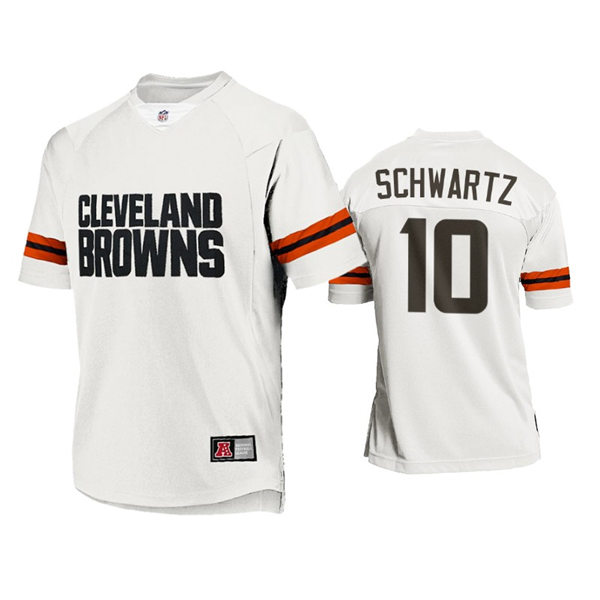 Mens Cleveland Browns #10 Anthony Schwartz Nike 2021 Special White New Season Limited Jersey