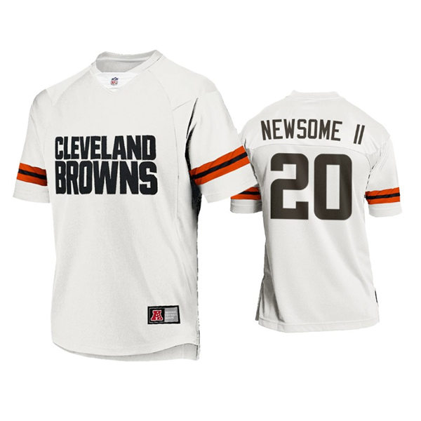 Mens Cleveland Browns #20 Greg Newsome II Nike 2021 Special White New Season Limited Jersey