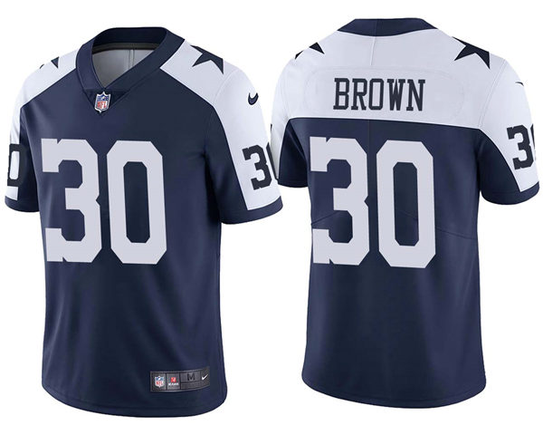 Mens Dallas Cowboys #30 Anthony Brown Nike Navy Alternate Vapor Limited Jersey