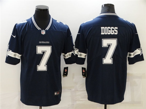 Mens Dallas Cowboys #7 Trevon Diggs Nike Navy Team Color Untouchable Limited Stitched Jersey